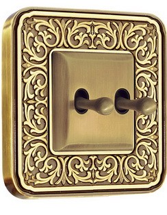 Тумблерный выключатель FEDE EMPORIO Bright Patina
