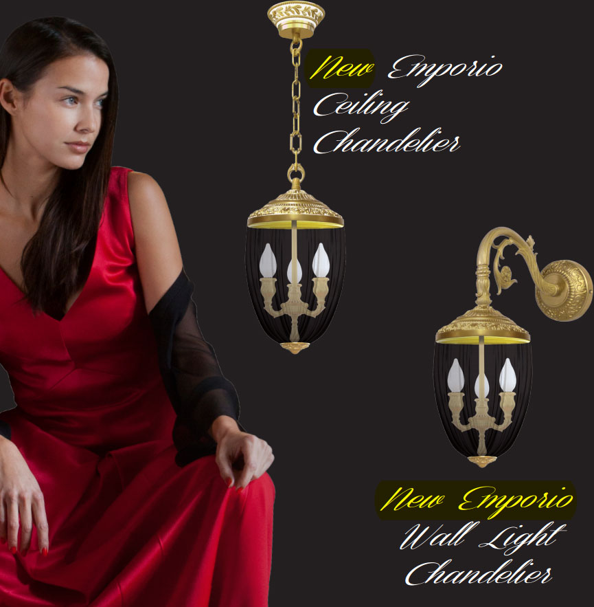FEDE New Emporio Ceiling Chandelier, FEDE New Emporio Wall Light Chandelier
