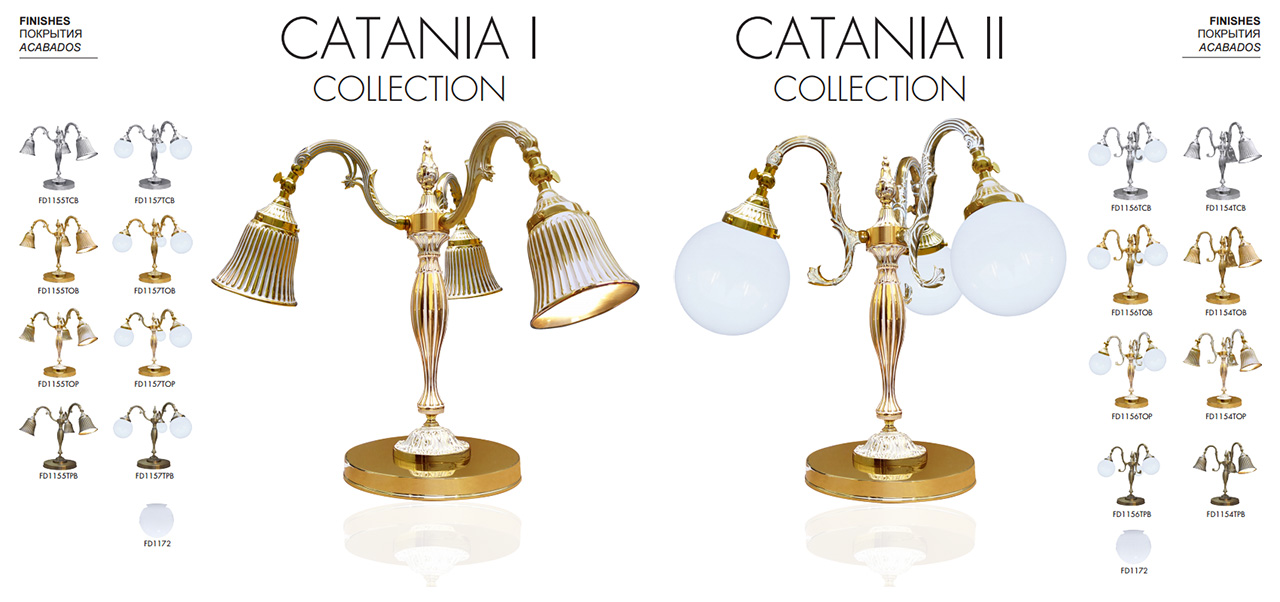 FEDE CATANIA I COLLECTION, FEDE CATANIA II COLLECTION