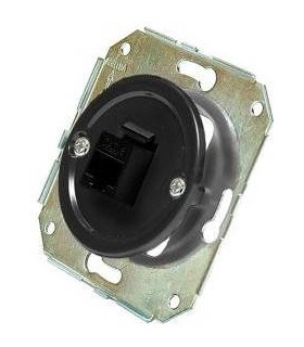 Salvador Интернет розетка для внутреннего монтажа, черный, CL.INT.BL {PRODUCT_REFERENCE}