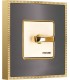 Поворотный выключатель в сборе FEDE BELLE EPOQUE METAL GOLD, graphite + bright gold FD01401OB