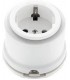 Salvador Розетка с заземлением и шторками для наружного монтажа, белый, OP 12WT {PRODUCT_REFERENCE}