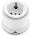 Salvador Розетка с заземлением и шторками для наружного монтажа, белый, OP 12WT {PRODUCT_REFERENCE}