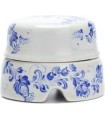 Salvador Распаячная коробка большая белая с росписью гжельские узоры, BOX2WT.GZ {PRODUCT_REFERENCE}