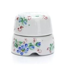 Salvador Распаячная коробка белая с росписью в стиле "Жостово", BOX1WT.RJ {PRODUCT_REFERENCE}