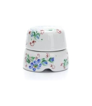 Salvador Распаячная коробка белая с росписью в стиле "Жостово", BOX1WT.RJ {PRODUCT_REFERENCE}