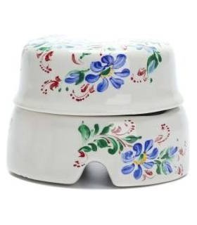 Salvador Распаячная коробка большая белая с росписью "Жостово", BOX2WT.RJ {PRODUCT_REFERENCE}