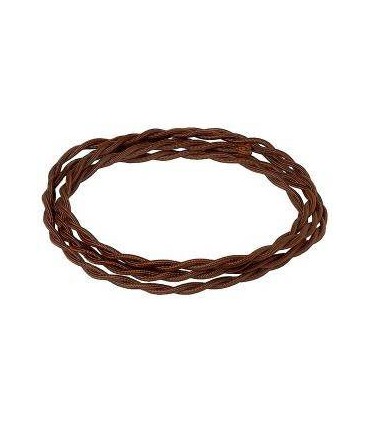 Электрический витой провод Salvador сечением 3х2,5, шоколад {PRODUCT_REFERENCE}
