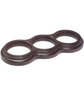 Salvador Рамка 3-х местная восьмерка, Венге, О33ВГ {PRODUCT_REFERENCE}