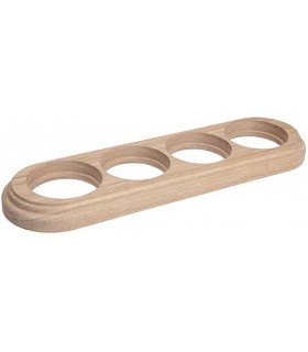 Salvador Рамка 4-х местная овал, Дуб не крашенный,О14НК {PRODUCT_REFERENCE}