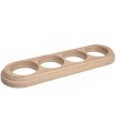 Salvador Рамка 4-х местная овал, Дуб не крашенный,О14НК {PRODUCT_REFERENCE}