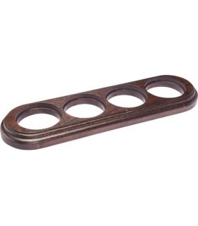 Salvador Рамка 4-х местная овал, Венге, О14ВГ {PRODUCT_REFERENCE}