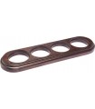 Salvador Рамка 4-х местная овал, Венге, О14ВГ {PRODUCT_REFERENCE}