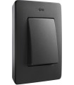 Выключатель Simon 82 Detail цвет графит/алюминий 8200610-238