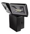 Прожектор светодиодный Theben LUXA 102 FL LED 16W ВК, черный, 1020774 1020774
