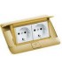 Legrand - Напольный лючок на 4 модуля, латунь {PRODUCT_REFERENCE}