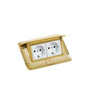 Legrand - Напольный лючок на 4 модуля, латунь {PRODUCT_REFERENCE}