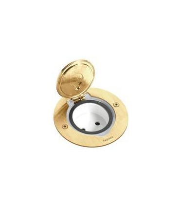 Legrand -Напольный лючок на 2 модуля, круглый, цвет бронза, IP 44 {PRODUCT_REFERENCE}