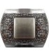 Выключатель FEDE серии Sanremo цвет Antic Silver FD01421AS