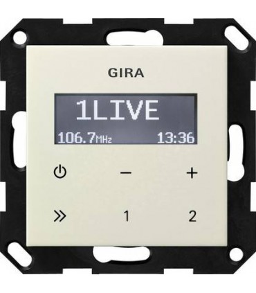 Радиоприемник скрытого монтажа с функцией RDS Gira 228401