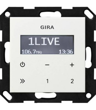 Радиоприемник скрытого монтажа с функцией RDS Gira 228401