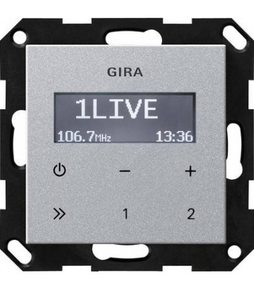 Радиоприемник скрытого монтажа с функцией RDS Gira 228401