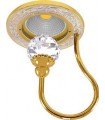 Круглый точечный светильник с крупным кристаллом FEDE PARIS CRYSTAL DE LUXE блестящее золото FD1034CLOP