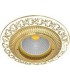 Круглый точечный светильник из латуни, FEDE SMALTO ITALIANO SAN SEBASTIAN PEARL WHITE FD1004OPEN