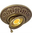 Круглый точечный поворотный светильник из латуни FEDE CORDOBA SWIVET & TILT, патина FD1038RPB