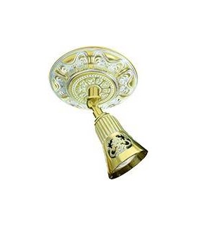 Накладной поворотный светильник из латуни FEDE EMPORIO SIENA ROUND FD1062FCB