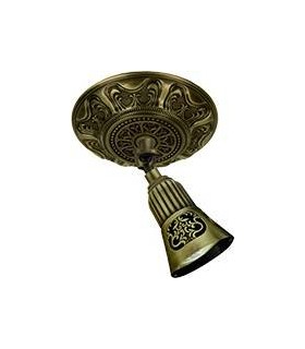 Накладной поворотный светильник из латуни FEDE EMPORIO SIENA ROUND FD1062FCB