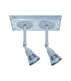 Накладной поворотный светильник из латуни (Двойной) FEDE EMPORIO SIENA SQUARE TWO FD1065FCB