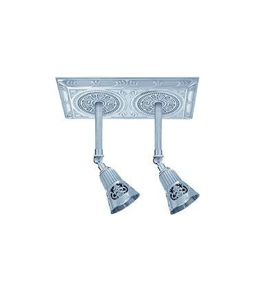 Накладной поворотный светильник из латуни (Двойной) FEDE EMPORIO SIENA SQUARE TWO FD1065FCB