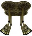 Накладной поворотный светильник из латуни (четверной) FEDE EMPORIO SAN SEBASTIAN FOUR FD1067FCB