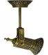 Накладной поворотный светодиодный светильник из латуни FEDE VIENNA PAR 30 LED & PIPE FD1109PCB