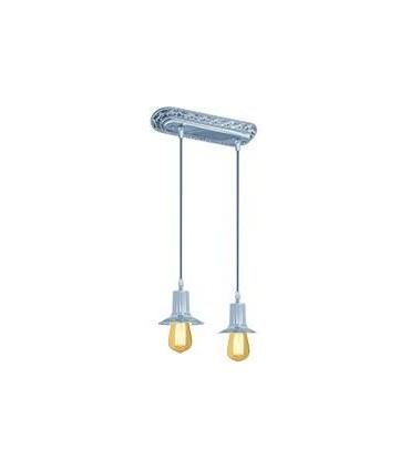 Подвесной потолочный светильник из латуни FEDE MILANO II EDISON (двойной) FD1074SCB