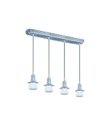 Подвесной потолочный светильник из латуни FEDE MILANO IV GLASS (четверной) FD1077SCB