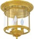 Накладной потолочный светильник из латуни с плафоном FEDE CHANDELIER II VERONA FD1096CCB
