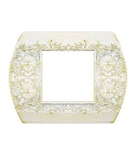 Рамка на 1 пост гор/верт FEDE SANREMO, white decape FD01421BD