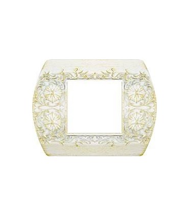 Рамка на 1 пост гор/верт FEDE SANREMO, white decape FD01421BD