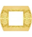Рамка на 1 пост FEDE SANREMO, bright gold FD01421OB