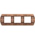 Рамка на 3 поста гор/верт FEDE SANREMO, rustic copper FD01423RU