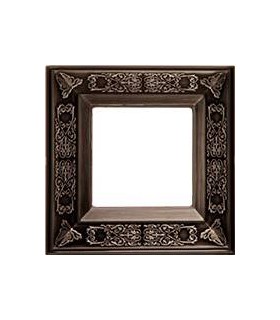 Рамка на 1 пост гор/верт FEDE GRANADA, copper FD01411CO