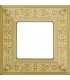 Рамка на 1 пост гор/верт FEDE GRANADA, bright gold FD01411OB