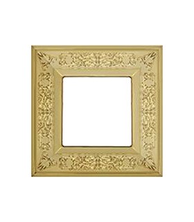 Рамка на 1 пост гор/верт FEDE GRANADA, bright gold FD01411OB
