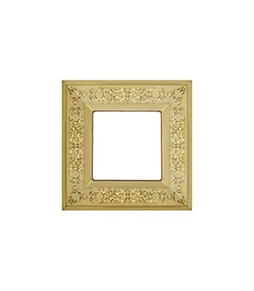 Рамка на 1 пост гор/верт FEDE GRANADA, bright gold FD01411OB