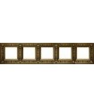 Рамка на 5 постов гор/верт FEDE GRANADA, bright patina FD01415PB