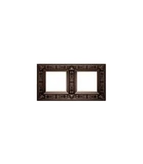 Рамка на 2 поста гор/верт FEDE GRANADA, copper FD01412CO