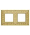 Рамка на 2 поста гор/верт FEDE GRANADA, bright gold FD01412OB