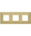 Рамка на 3 поста гор/верт FEDE GRANADA, bright gold FD01413OB